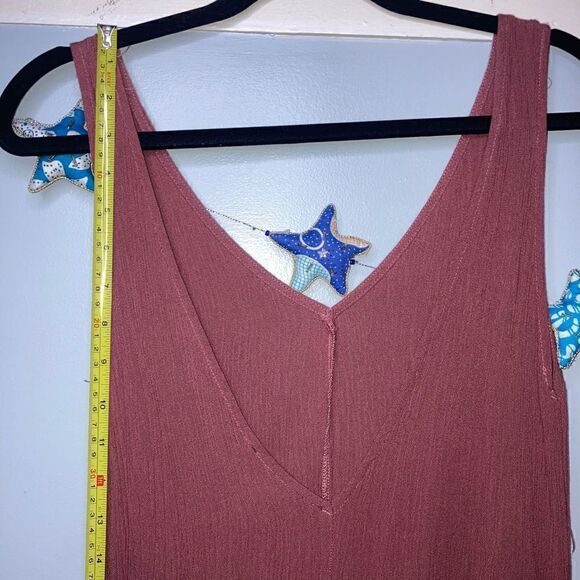 Kendall + Kylie, Pink Mauve Shorts Romper, Sleeveless, Shash Style Waist Tie, XS - Picture 7 of 12